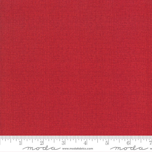 108 Inch Quilt Back Thatched Scarlet