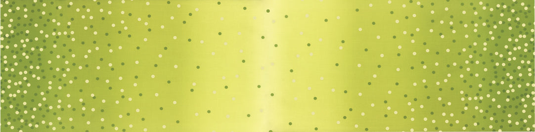 108 Inch Quilt Back Ombre Confetti Lime Green