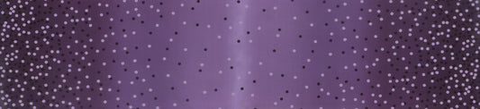 108 Inch Quilt Back Ombre Confetti Aubergine