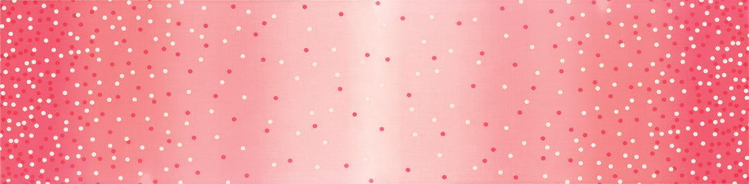 108 Inch Quilt Back Ombre Confetti Pink