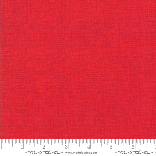 108 Inch Quilt Back Thatched Crimson