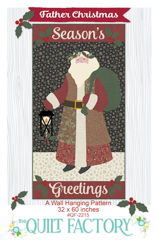 Father Christmas Quilt Kit