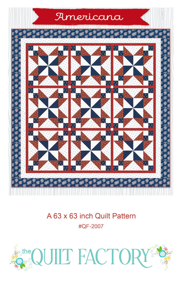 Downloadable Americana Quilt Pattern – The Quilt Factory downloadable-americana-quilt-pattern-the-quilt-factory