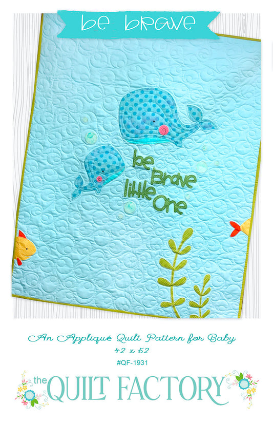 Downloadable Whale Be Brave Quilt Pattern