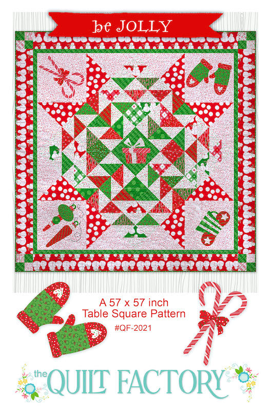 Downloadable Be Jolly Quilt Pattern