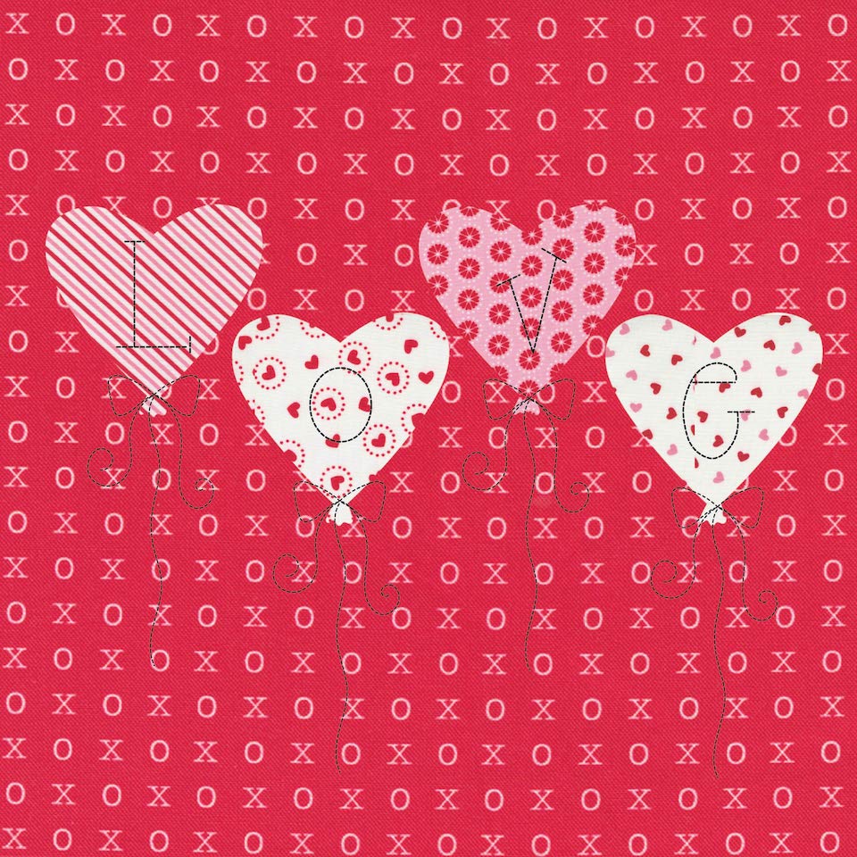 Downloadable Be Mine Quilt Pattern