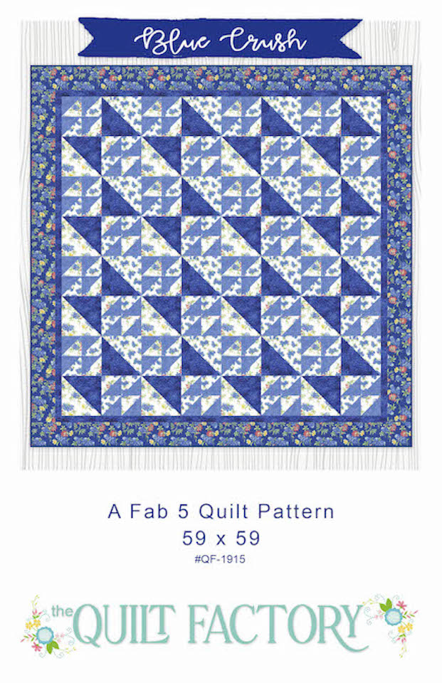 Downloadable Blue Crush Quilt Pattern