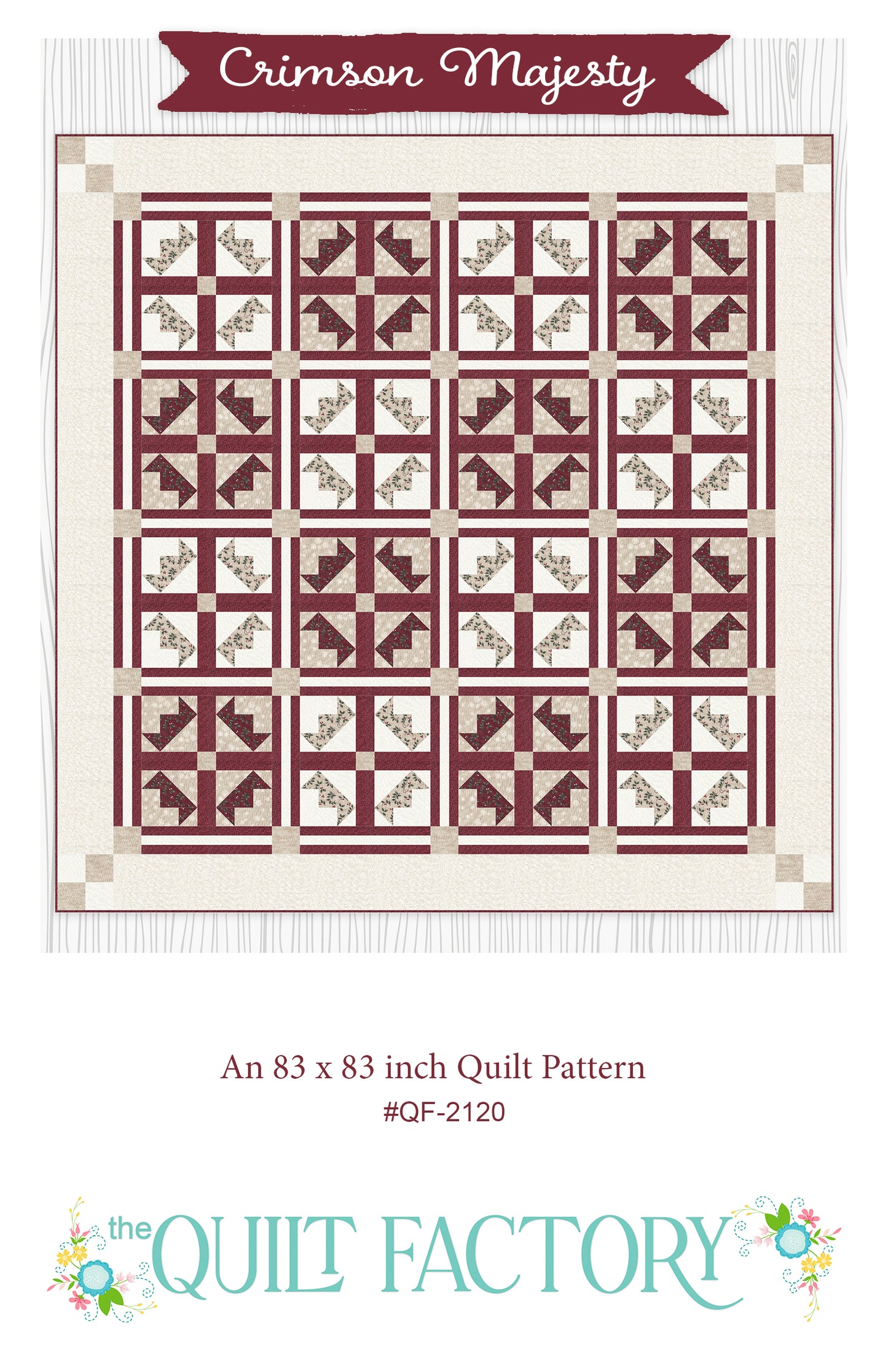 Crimson Majesty Quilt Kit