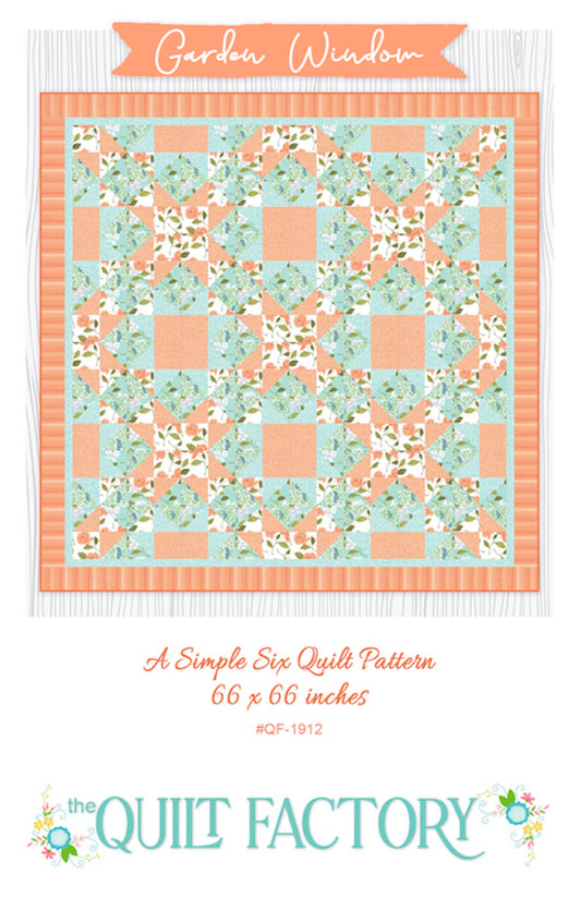 Downloadable Garden Window Quilt Pattern