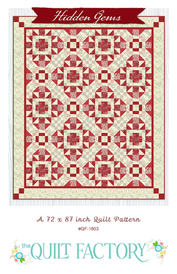Downloadable Hidden Gems Quilt Pattern