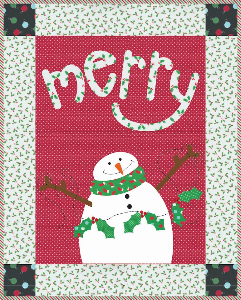 Downloadable Merry Holidays Quilt Pattern