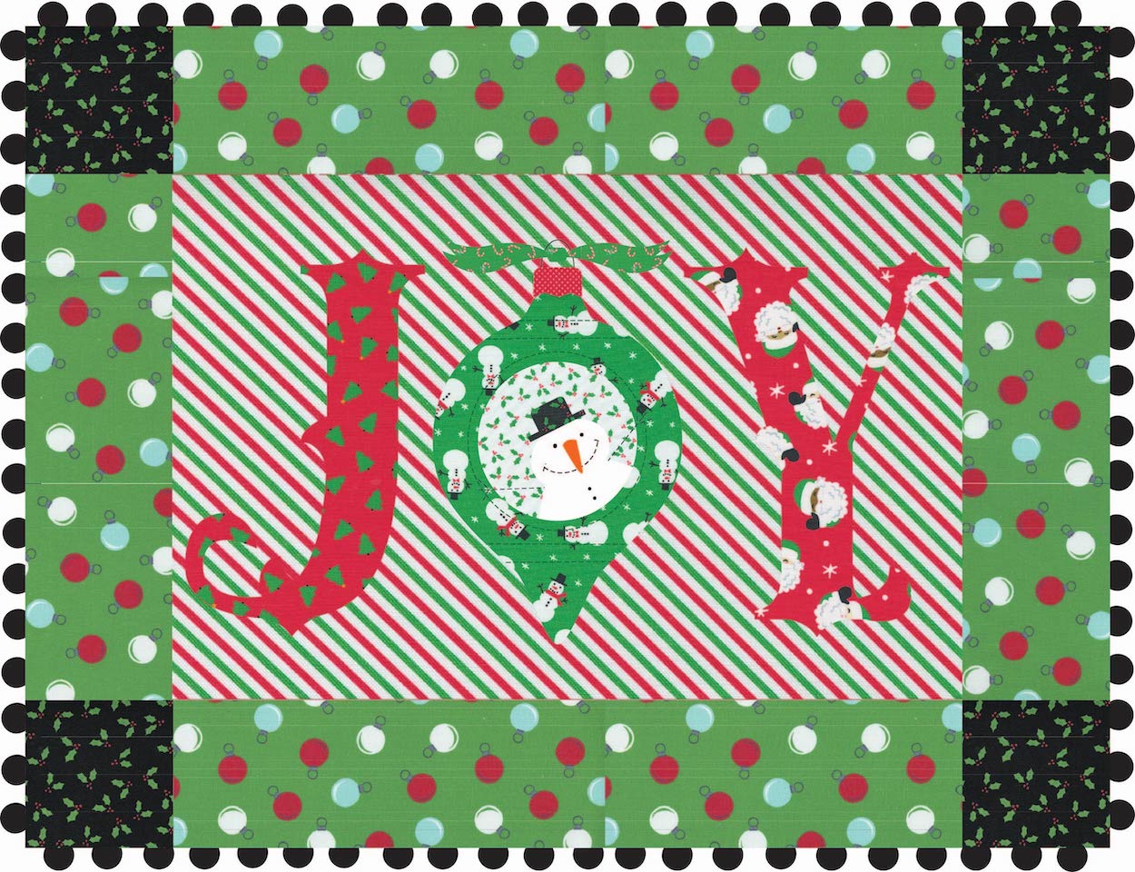 Downloadable Merry Holidays Quilt Pattern