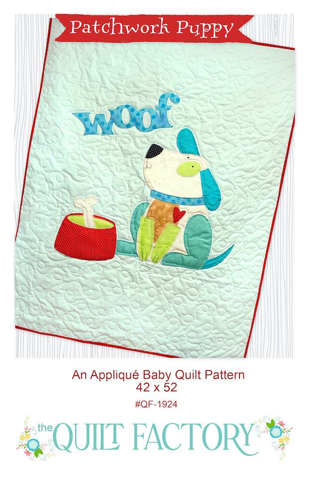 Christmas Pups Baby Quilt Kit - Holiday Quilting at Weekend Kits