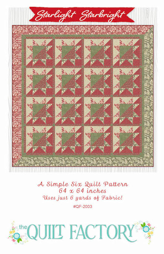 Downloadable Starlight Starbright Quilt Pattern