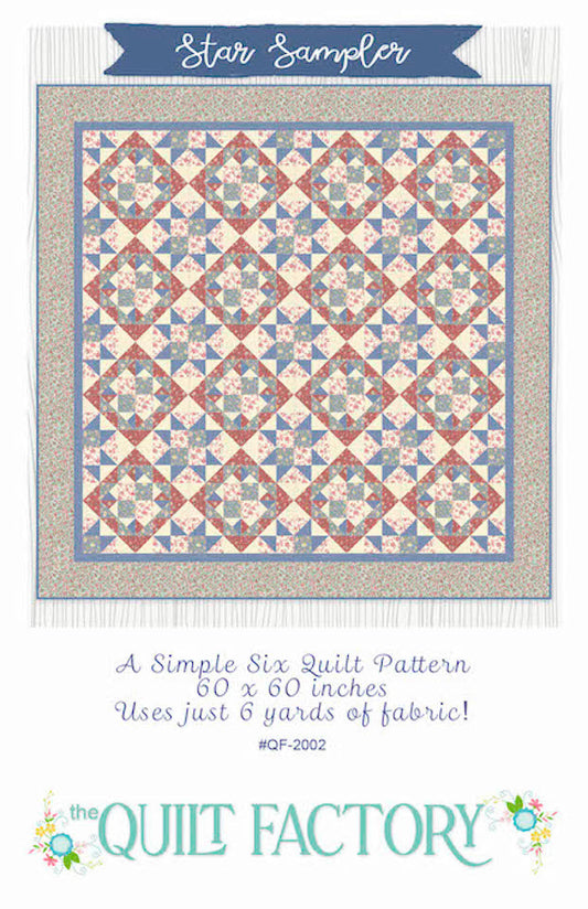 Downloadable Star Sampler Quilt Pattern
