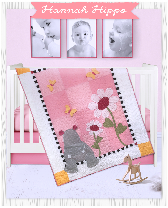 Hannah Hippo Quilt Kit