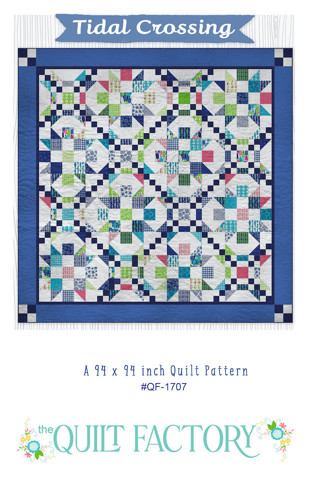 Downloadable Tidal Crossing Quilt Pattern