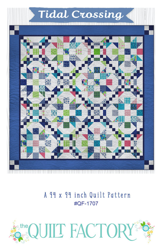 Downloadable Tidal Crossing Quilt Pattern