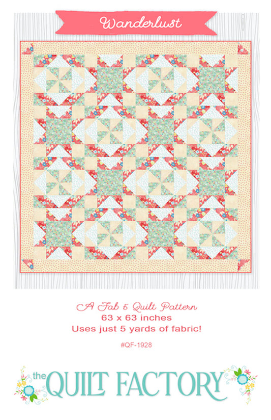 Downloadable Wanderlust Quilt Pattern