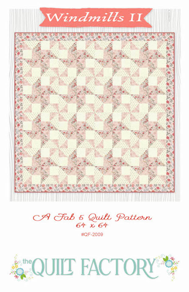 Downloadable Windmills II Quilt Pattern