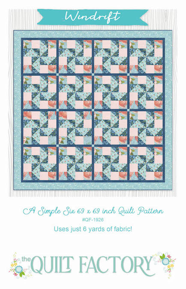 Downloadable Windrift Quilt Pattern