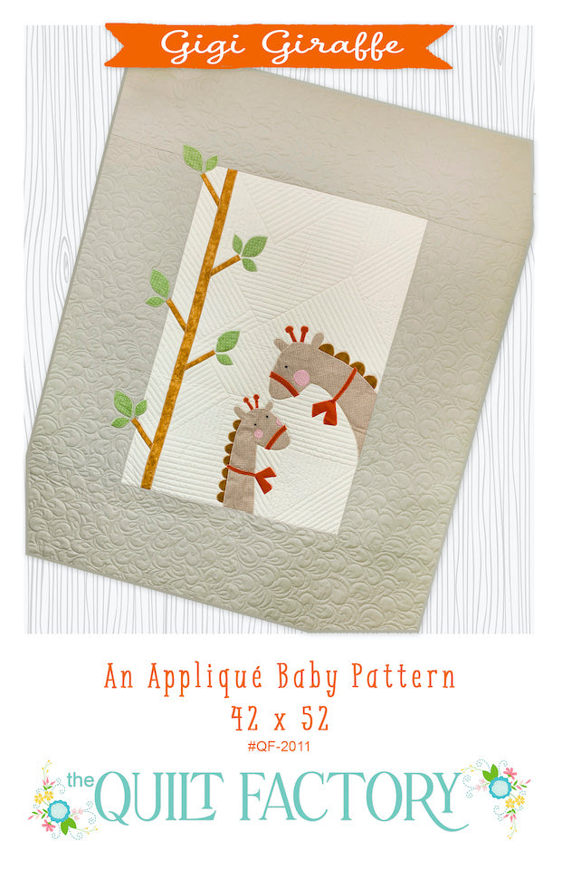 Downloadable Gigi Giraffe Quilt Pattern