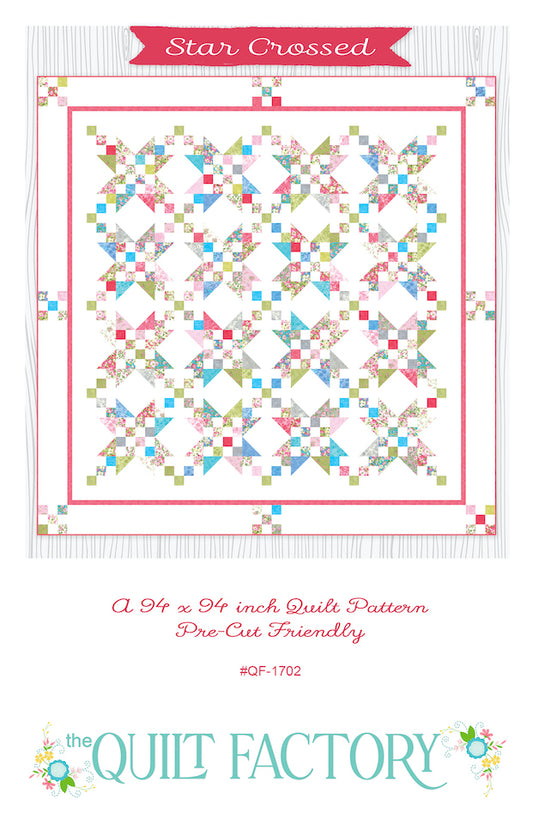 Downloadable Star Crossed Quilt Pattern