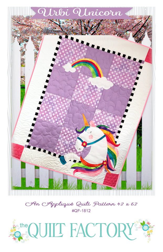 Downloadable Urbi Unicorn Quilt Pattern