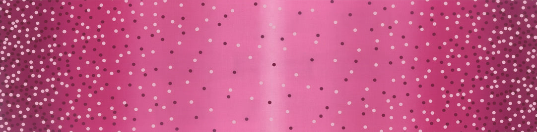 108 Inch Quilt Back Ombre Confetti Magenta