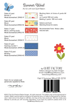 Downloadable Summer Wind Quilt Pattern