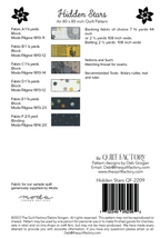 Downloadable  Hidden Stars Quilt  Pattern