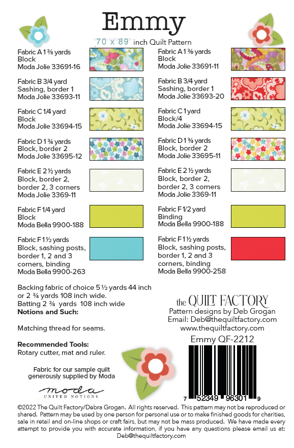 Downloadable  Emmy  Pattern