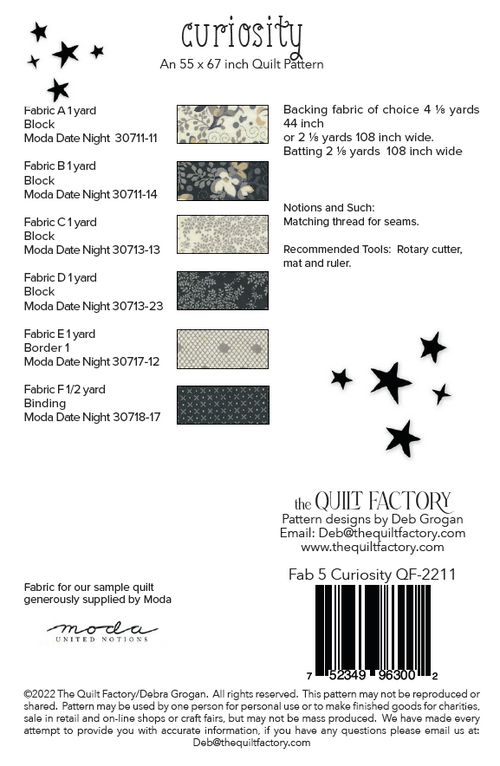 Downloadable Curiosity Quilt Pattern