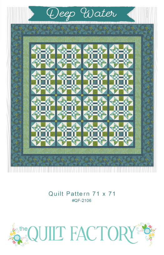 Downloadable Deep Water Quilt  Pattern