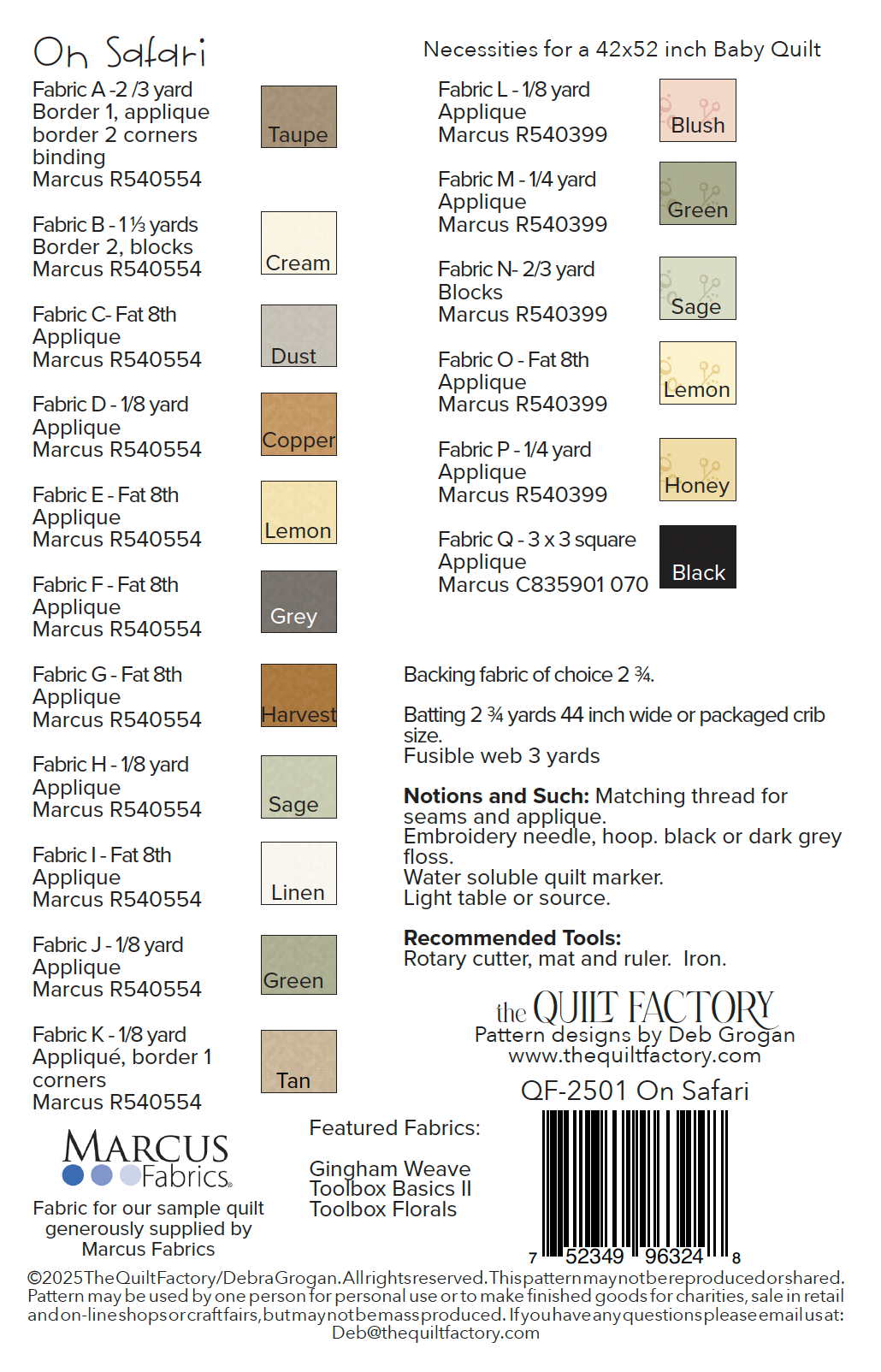 Downloadable On Safari Pattern