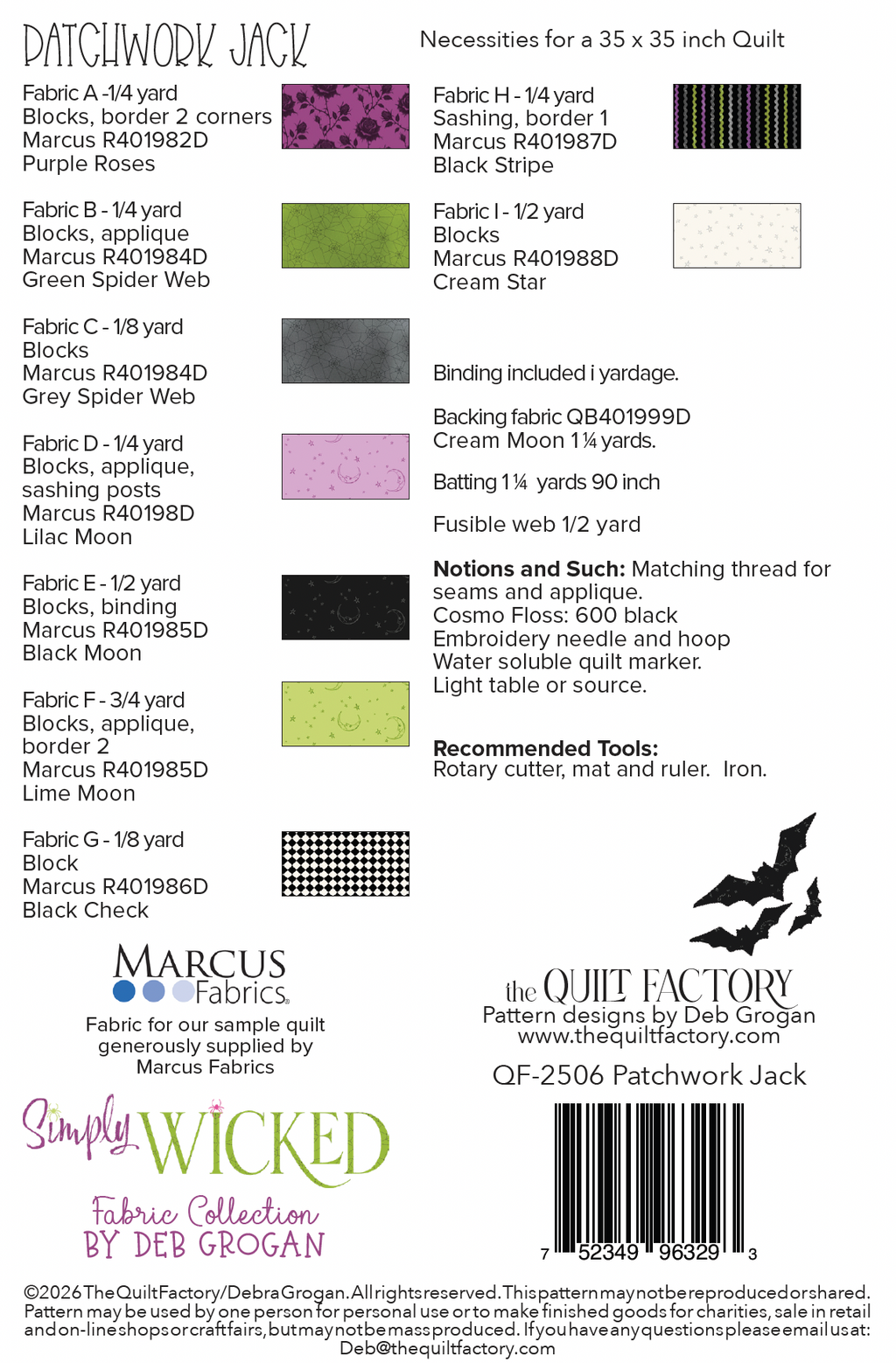 Patchwork Jack Pattern
