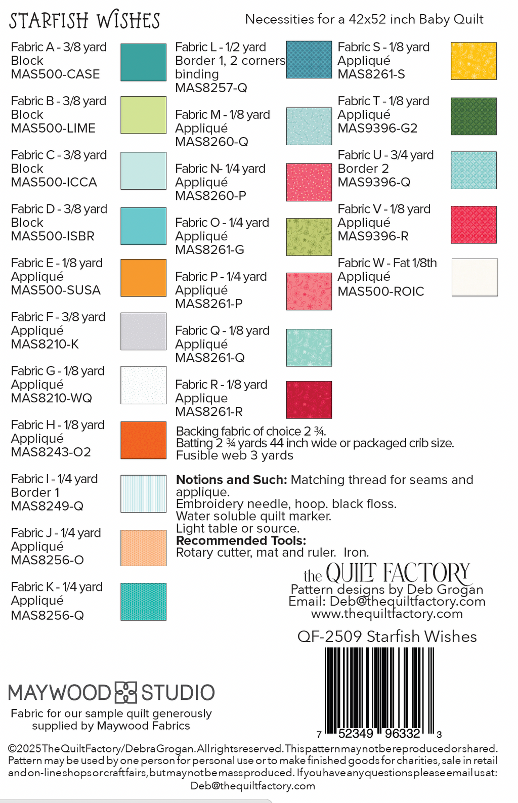 Starfish Wishes Pattern