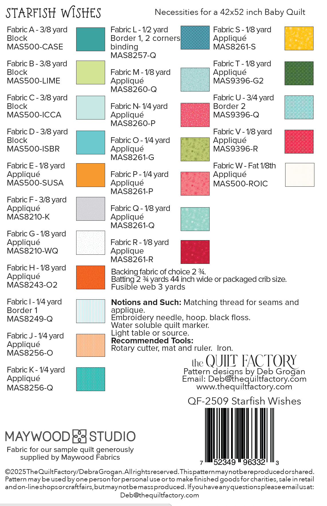 Starfish Wishes Pattern