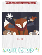Woodland Snowmies BOM Intro-Block 1 Pattern