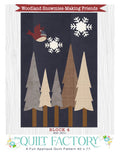 Woodland Snowmies BOM Block 4 Pattern