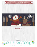 Woodland Snowmies BOM Block 6 Pattern