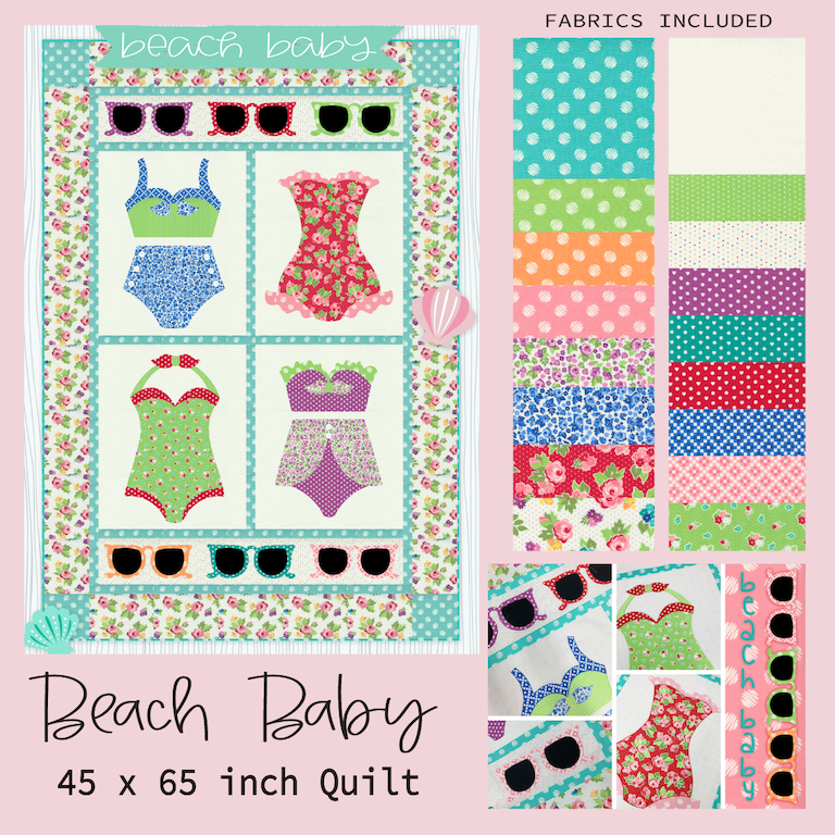 Beach Baby Quilt Kit