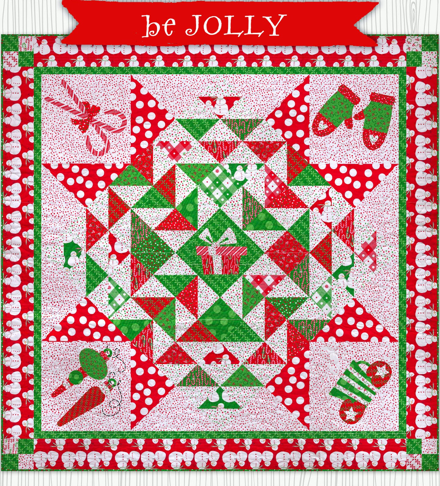 Be Jolly Quilt Kit