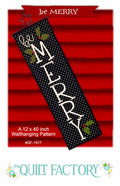 Downloadable be Merry Wallhanging Pattern
