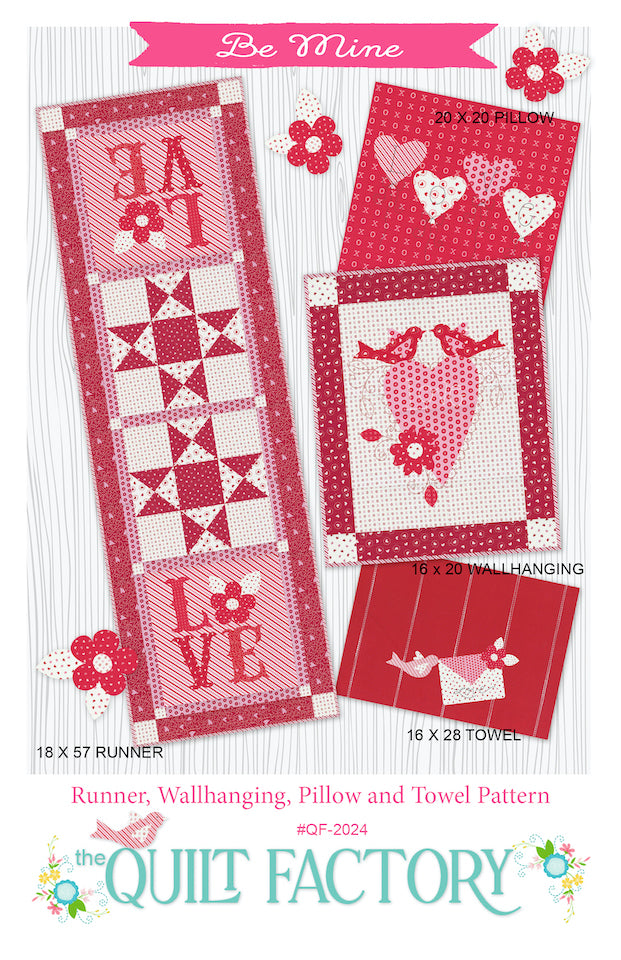 Downloadable Be Mine Quilt Pattern – The Quilt Factory