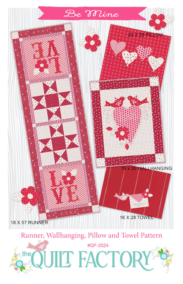 Downloadable Be Mine Quilt Pattern