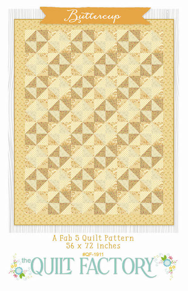 Downloadable Buttercup Quilt Pattern