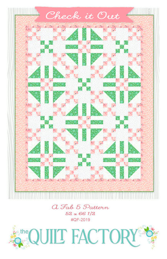 Downloadable Check It Out Quilt Pattern