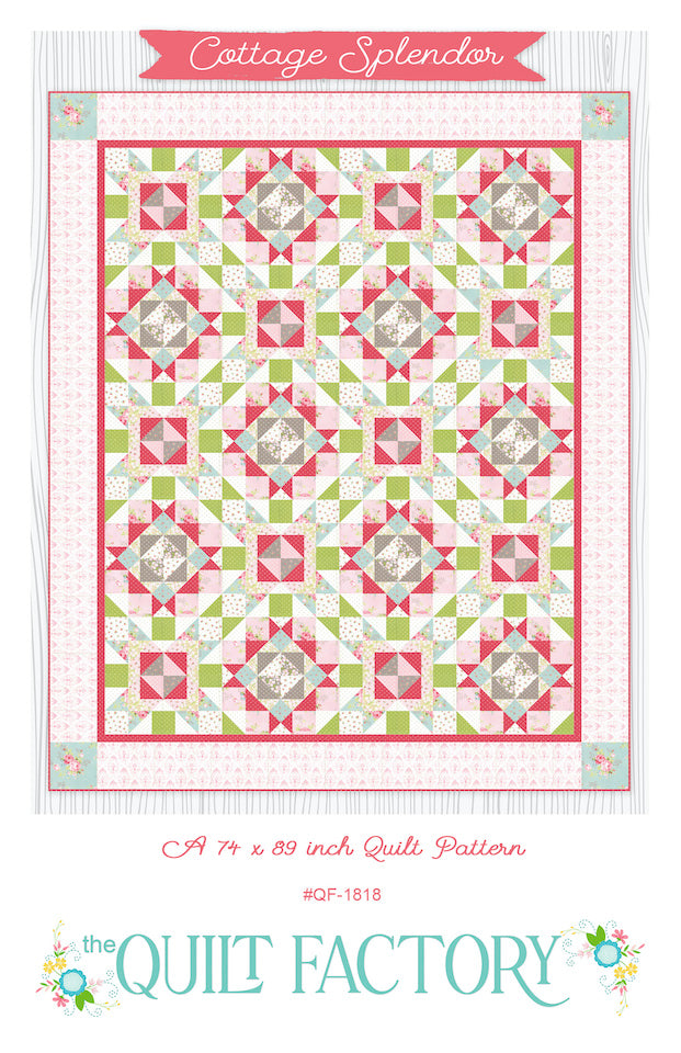 Downloadable Cottage Splendor Quilt Pattern