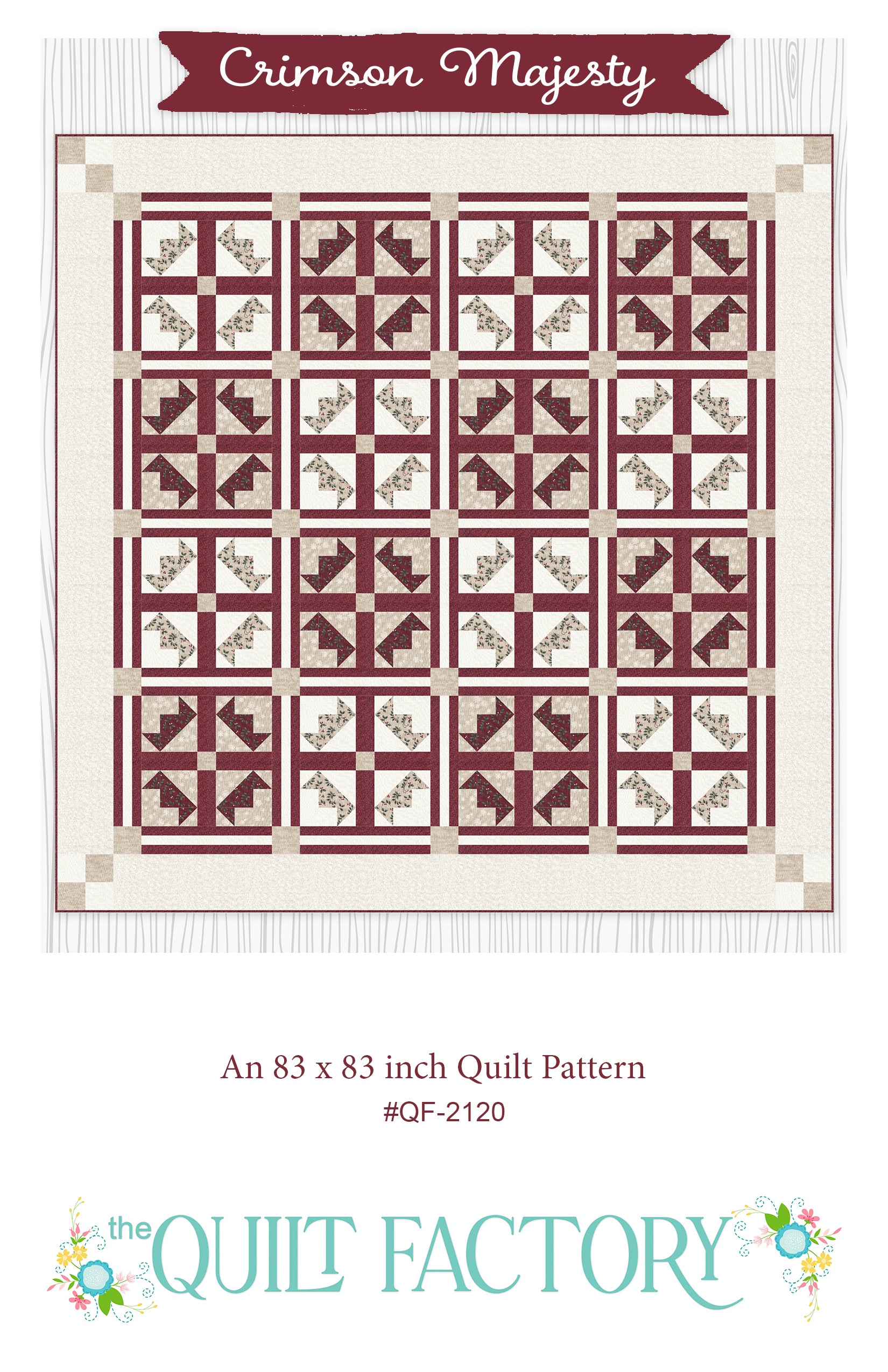 Crimson Majesty Quilt Kit